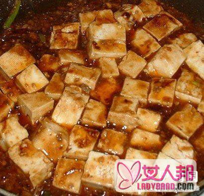 麻婆豆腐的做法简介