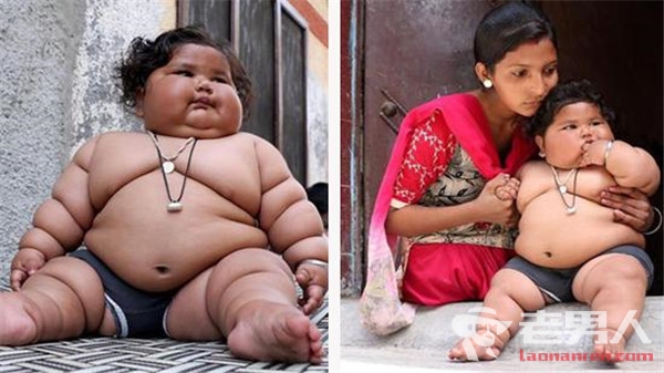 印度8个月婴儿体重34斤 父母称是神明意志
