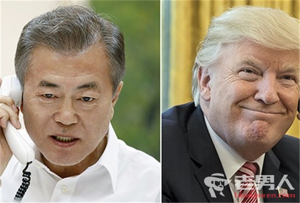 特朗普与文在寅通电话 美韩总统讨论朝鲜半岛局势