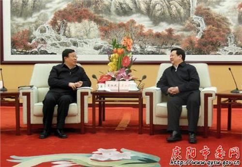 夏红民栾克军在北京与中石油集团总经理廖永远会谈