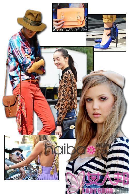 搭配要创意，细节要精致！最新鲜的2012春夏纽约时装周秀场外街拍来啦：超模、女魔头、博主……谁的造型让你爱？