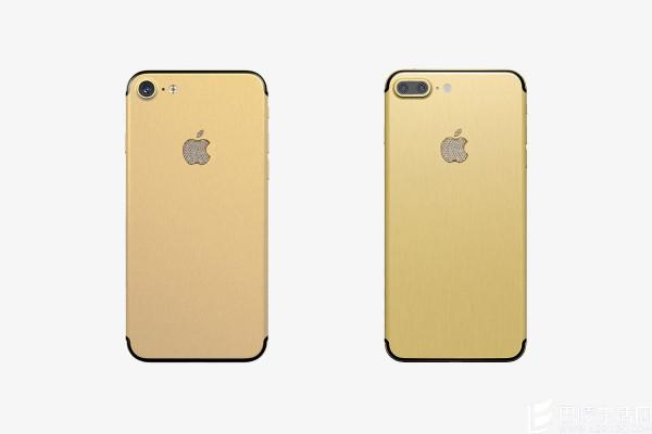 奢侈品牌HADORO奢华iPhone7 iPhone7 Plus纯金打造镶嵌碎钻