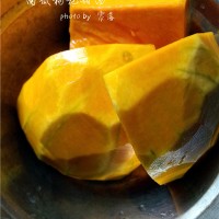 南瓜枸杞甜汤制作全过程方法