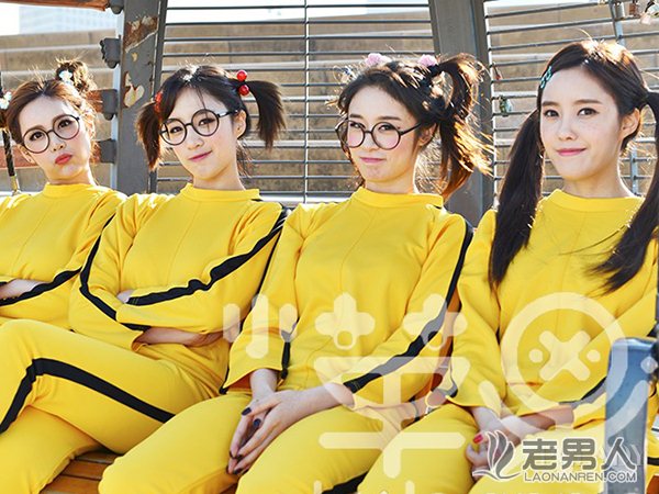 T-ara穿“李小龙式”黄色功夫服 翻唱《小苹果》成逗比女神