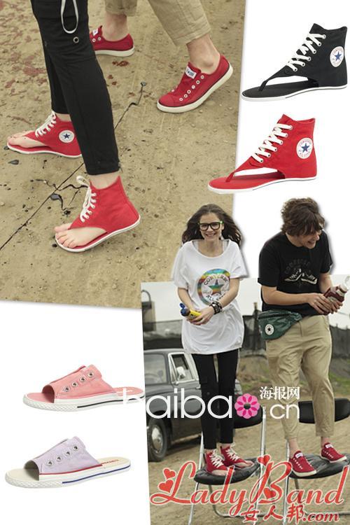 >Converse All Star“变”凉鞋，你会喜欢吗？匡威 (Converse) 2011夏季帆布鞋新品速递！