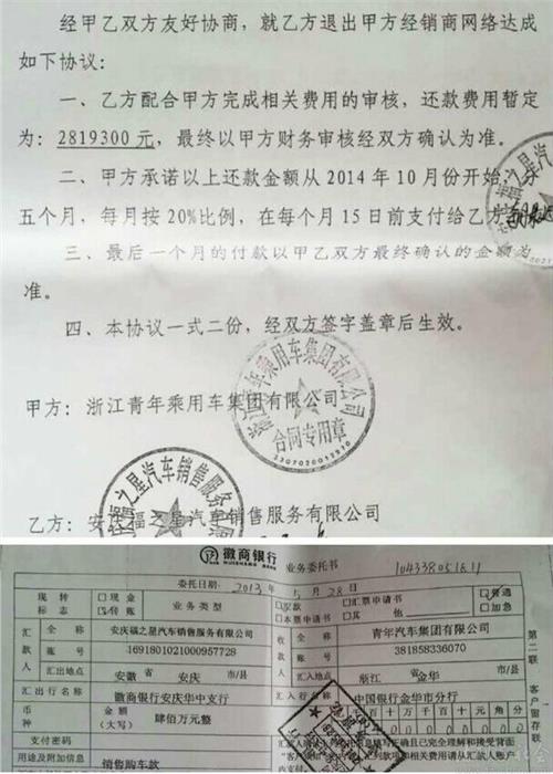 金华青年汽车 浙江金华:青年汽车集团诱套巨额资金致经销商民不聊生