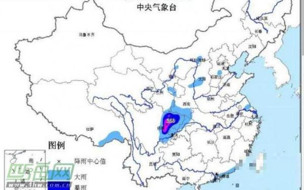 京津冀将有强降雨  四川盆地雨势将明显加强