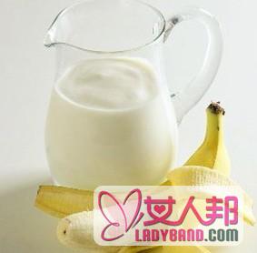 牛奶香蕉汁的功效和好处