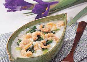 >海米菠菜粥的材料和做法步骤