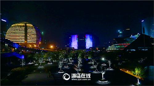 >林志龙图片 杭州滨江灯光秀设计师林志龙:给我12分钟 还您一片美丽夜景