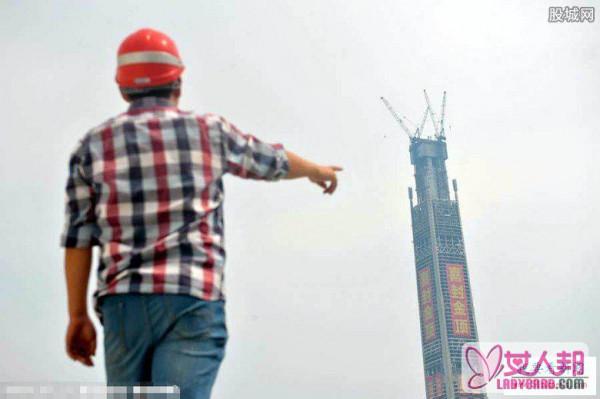 天津117大厦建成封顶 天津117大厦破多个世界之最纪录|天津117大厦