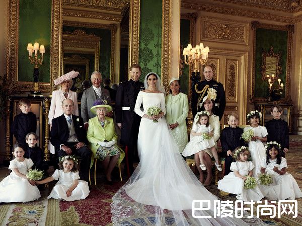王室婚礼哈里王子结婚照官方出炉