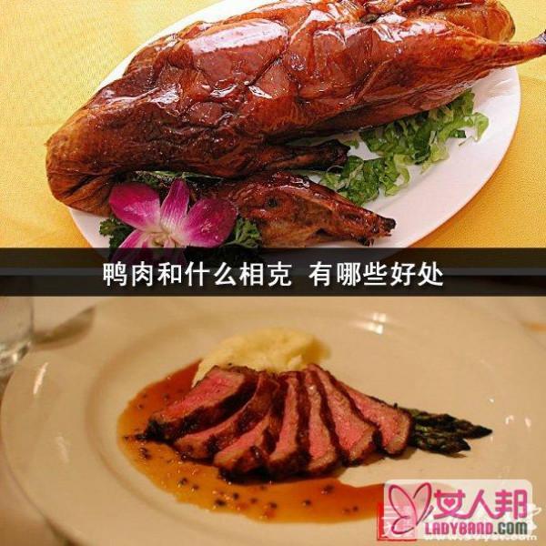 >鸭肉和什么相克 有哪些好处