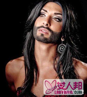 conchita wurst变身前是眉清目秀的男生