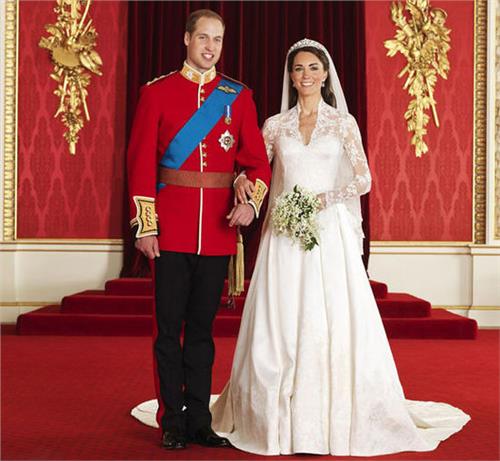 资料图:英国威廉王子与凯特王妃