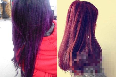 >紫红色头发怎么样  护理好才能够让它焕发光彩