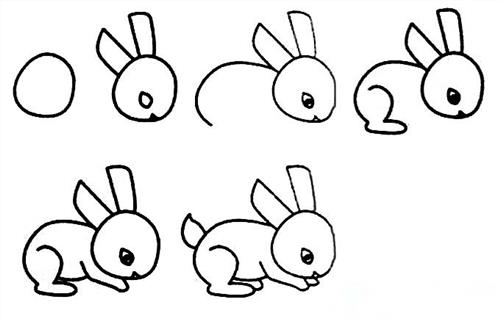兔子简笔画:如何画好简笔画