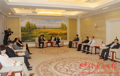 潘逸阳会晤蒙古国客人 不断推动两端务实协作
