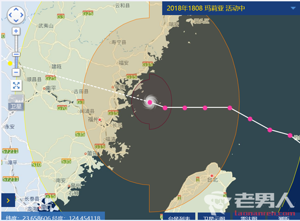 台风“玛莉亚”登陆福建连江 沿海最大风力达17级