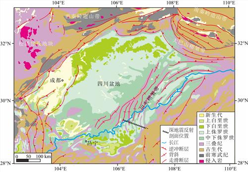 >高锐四川盆地 四川盆地东西陆块中下地壳结构存在差异