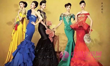张志峰晚装 服装设计师张志峰: