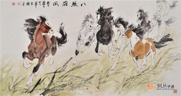>刘继卣绘画作品 当代画马的画家之王文强作品欣赏