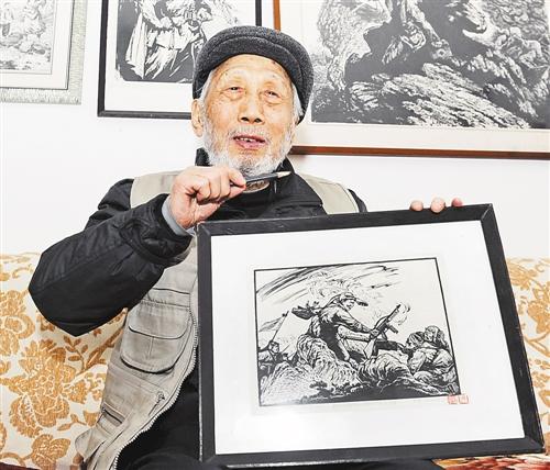 画家吕林 93岁著名版画家林军逝世16岁参加民族解放先锋队