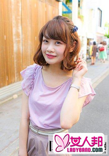 7月街拍发型播报 清新俏皮发型活跃日本街头
