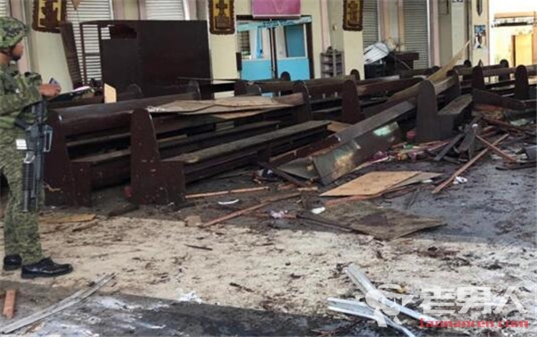 菲律宾苏禄省发生连环爆炸 造成20人死亡111人受伤