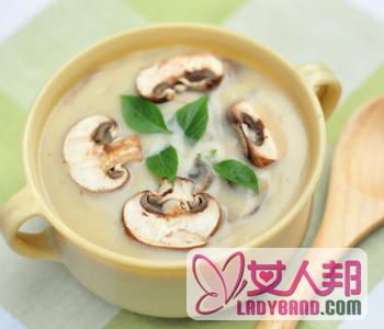 >【奶油蘑菇汤的做法】奶油蘑菇汤的营养价值_奶油蘑菇汤的食材选购