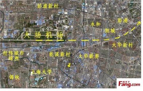 >上海大场机场搬迁2015