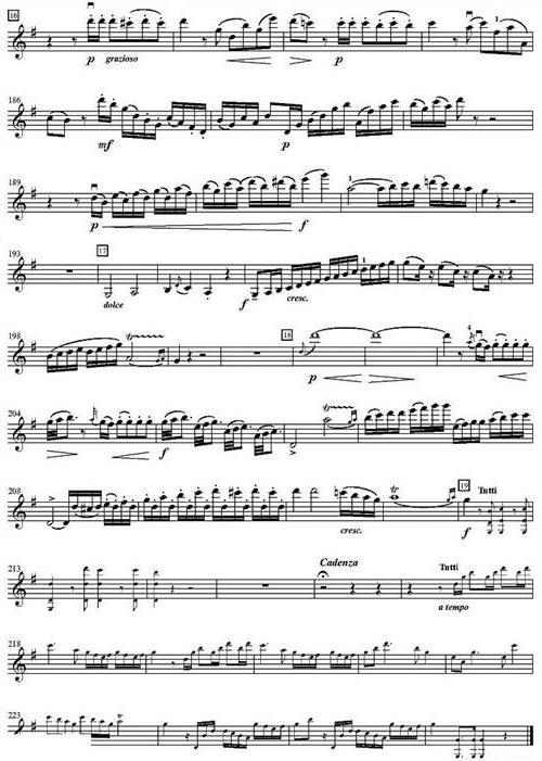 >莫扎特a大调第5小提琴协奏曲第一乐章