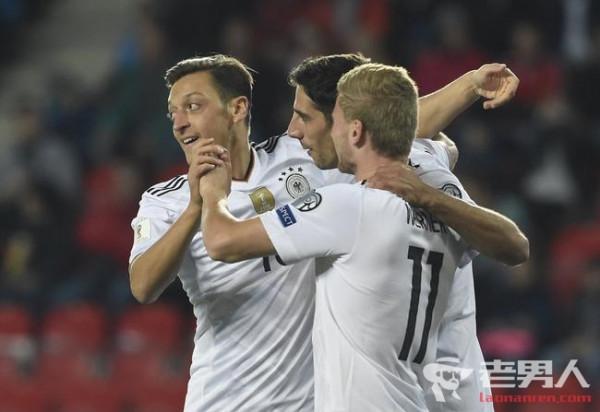 世预赛欧洲区综述：德国6球血洗挪威 英格兰2-1逆转斯洛伐克