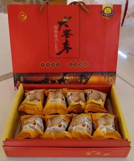 >莫言家乡高密特产大蜜枣山东特产美食青艺食品 8个装礼盒 红色版