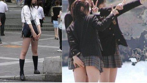 >日本高中女生超短裙校服成困扰