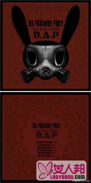 BAP公开第三张迷你专辑《BADMAN》封面及收录曲目 展现不同风格