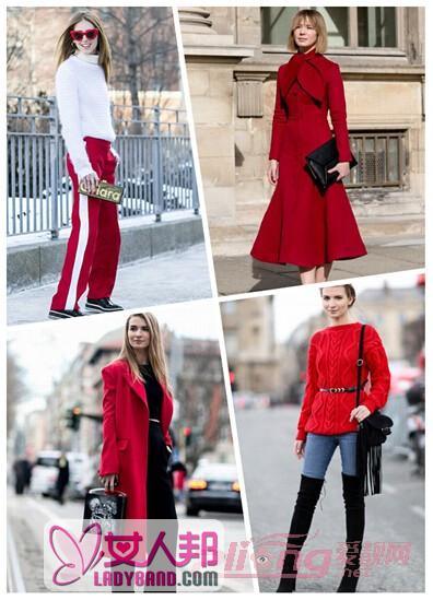 过圣诞就要红着过,最流行的红色服装搭配