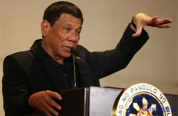 杜特尔特:中国将向菲律宾军队提供武器 已准备接收