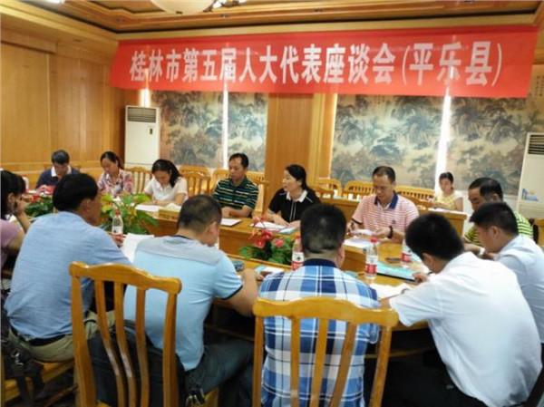 平乐王继芳 平乐县召开桂林第五届人大代表平乐选区代表座谈会