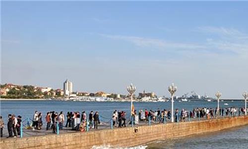 太平角海水浴场 国际海水浴场环海路段限时单行