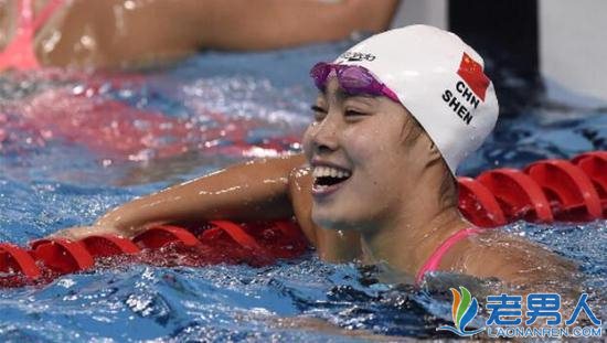 奥运女子200米自由泳 中国选手沈铎并列第五