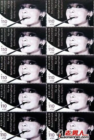 奥黛丽·赫本邮票样本以430万成交