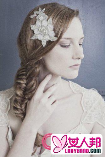 盛夏欧美新娘发型图片 浪漫的流行新娘发型