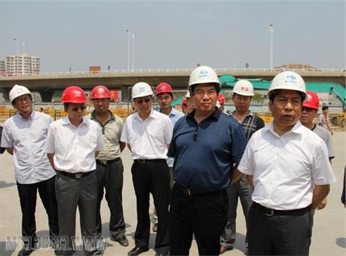 天津市副市长尹海林视察天津地铁5号线15标