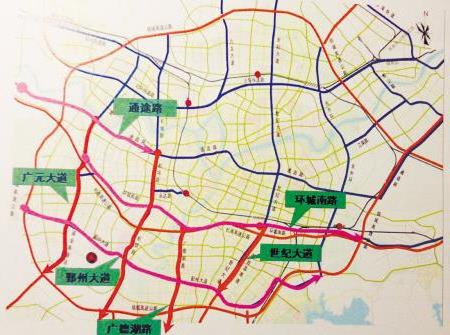 【鄞州区姜山镇规划图】鄞州规划建设7条三横四纵城市快速路(图)