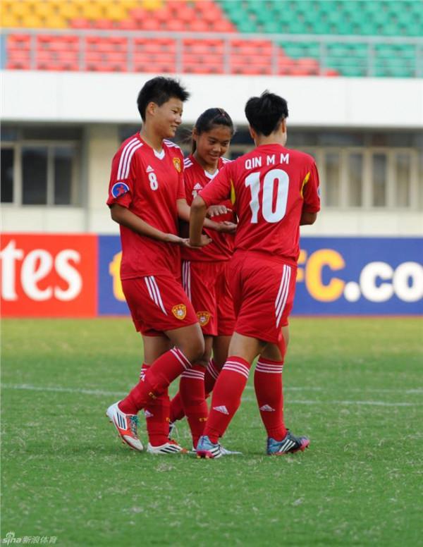 中国女足张琳艳 U16女足亚锦赛武汉开赛 中国队3:3平韩国队