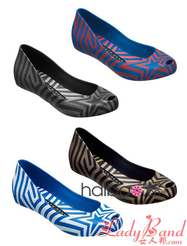 >巴西梅丽莎果冻鞋(Melissa)将与设计师加勒斯·普(Gareth Pugh)合作推出两款2012春夏鞋履，喜欢阴暗美学的设计怪才会如何改造可爱果冻鞋？