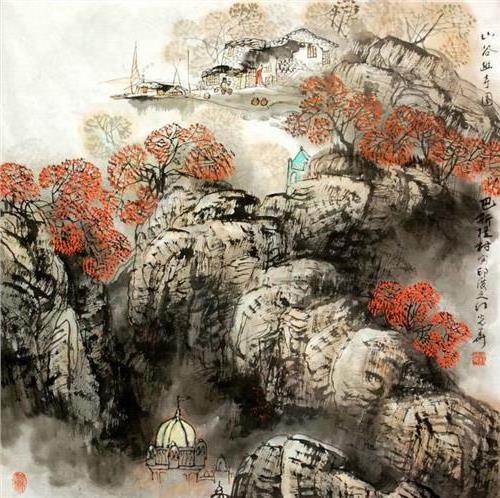 著名山水画家杨光华  作品珍藏价值极高