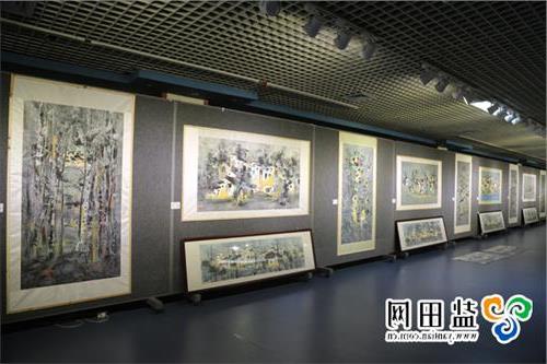 朱慧敏近况 盐田区文化馆展出职业画家朱慧敏近百幅水墨绘画作品