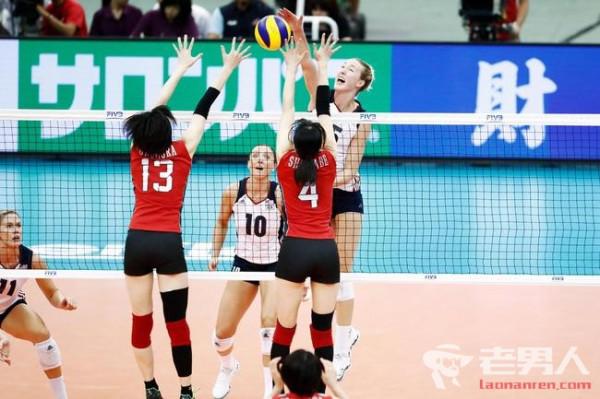 >2017年女排大冠军杯：美国3-2力克日本 中国女排提前1轮夺冠